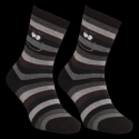 Çizgili Kadın Havlu Soket Çorap 8504-2 Kod/Renk: Siyah