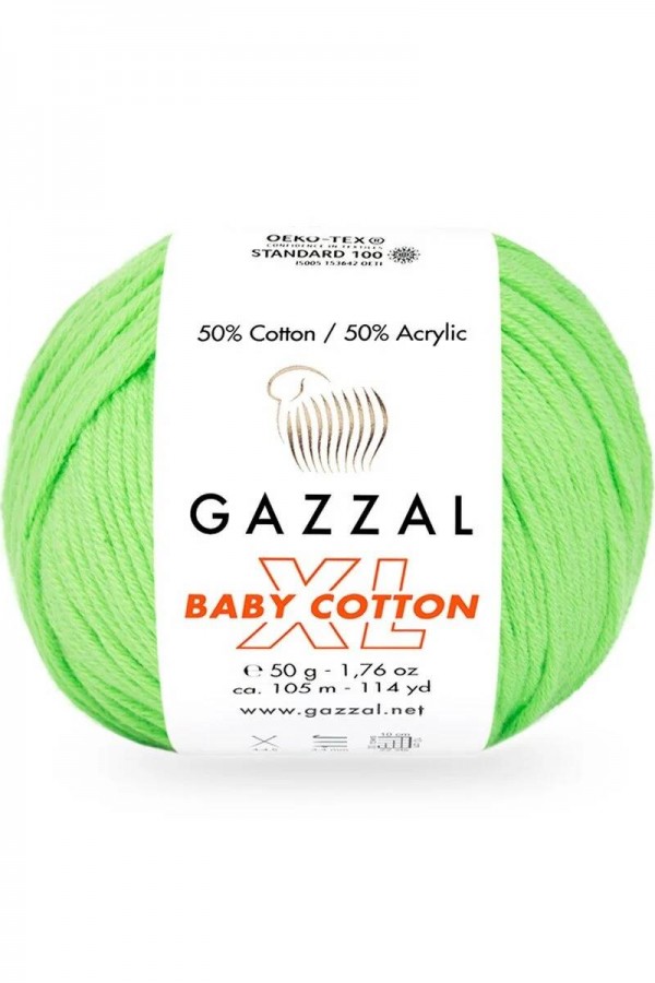Gazzal Baby Cotton Xl El Örgü İpi Kertenkele 3427