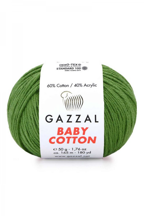 Gazzal Baby Cotton El Örgü İpi Sarmaşık 3449