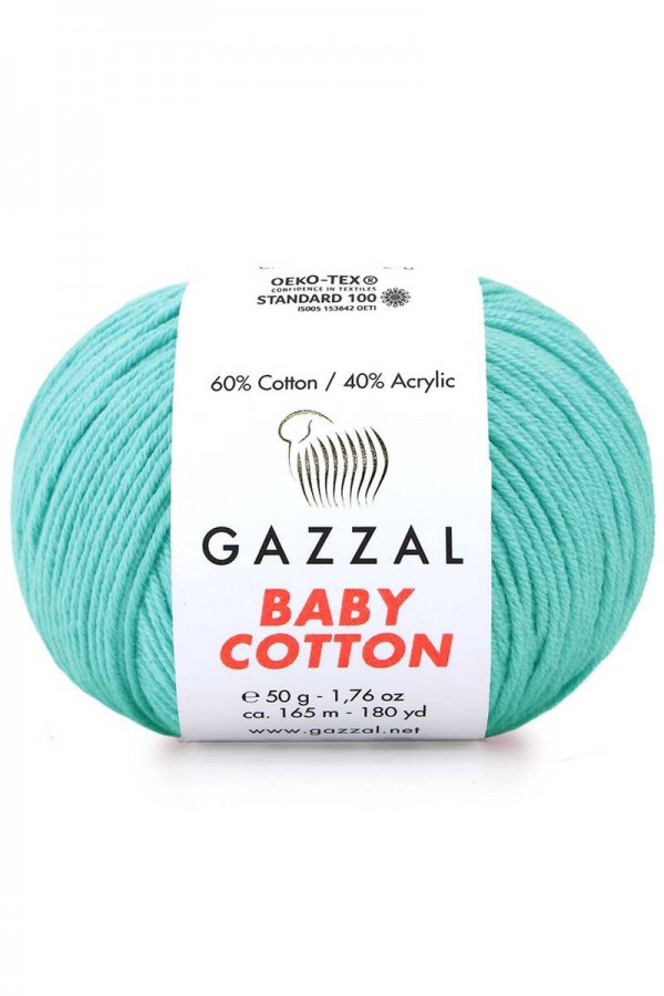 Gazzal Baby Cotton El Örgü İpi Gökyüzü 3452