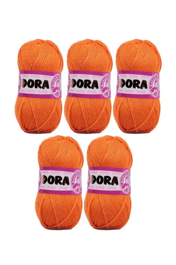 Ören Bayan Dora El Örgü İpi 5 Li Kod/Renk: Turuncu 030