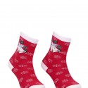 Dündar Çanlı Desenli Kırmızı Çorap 012 Kod/Renk: Kırmızı