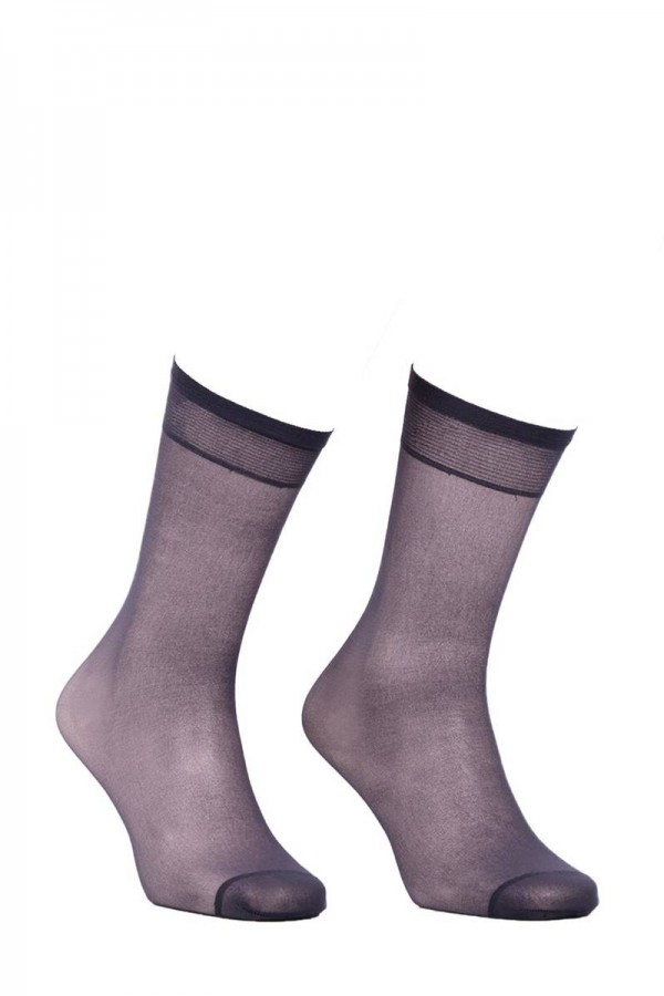 Müjde İnce Dizaltı Çorap 20 Den 004 Kod/Renk: Füme