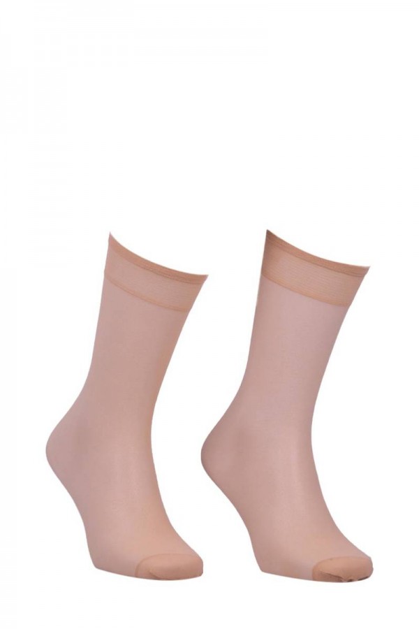 Müjde İnce Dizaltı Çorap 20 Den 004 Kod/Renk: Sahra