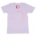 Bayrak Baskılı Çocuk T-Shirt Kod/Renk: Beyaz