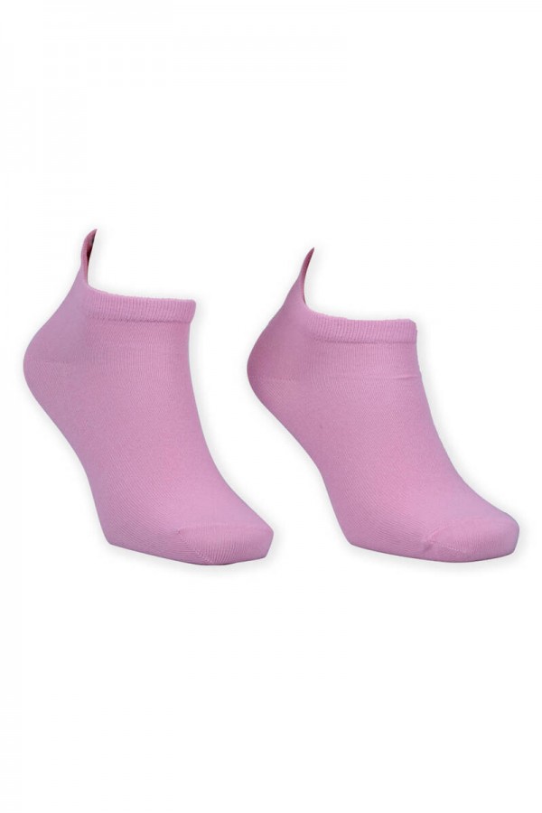 Nakış Desenli Kadın Soket Çorap Kod/Renk: Pembe