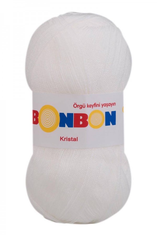 Bonbon Kristal El Örgü İpi Kod/Renk: Beyaz 98200