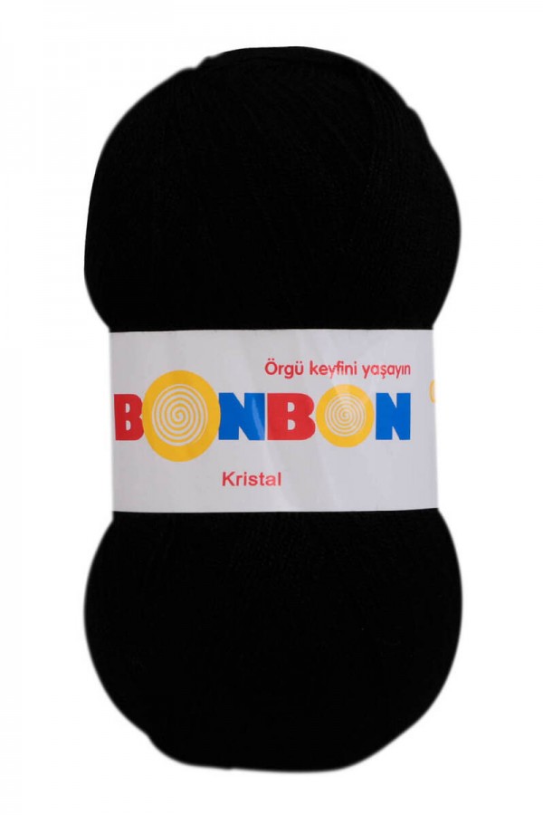 Bonbon Kristal El Örgü İpi  Kod/Renk: Siyah 98206