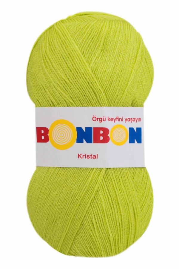 Bonbon Kristal El Örgü İpi  Kod/Renk: Fıstık Yeşili 98228