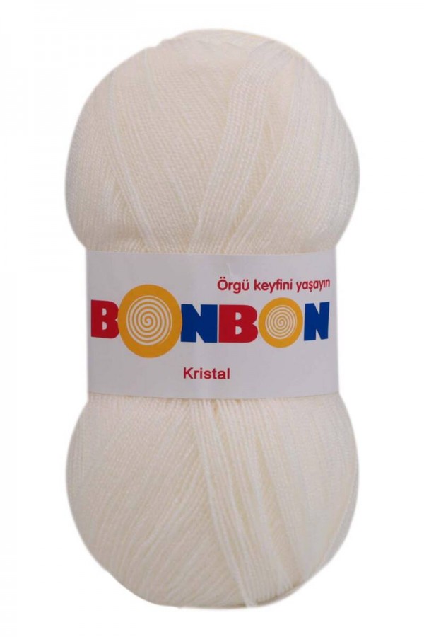 Bonbon Kristal El Örgü İpi  Kod/Renk: İnci Krem 98594