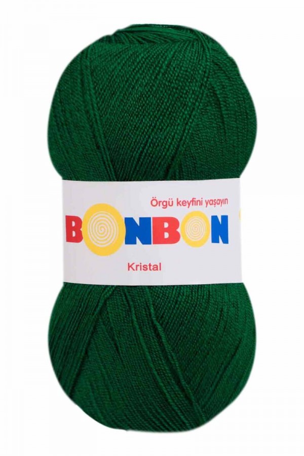 Bonbon Kristal El Örgü İpi  Kod/Renk: Yeşil 98596