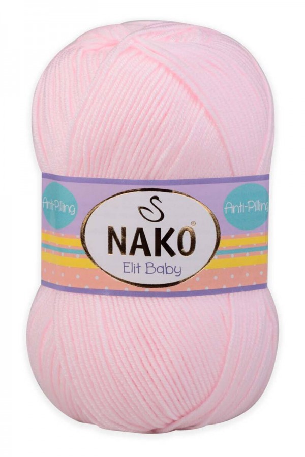Nako Elit Baby El Örgü İpi  Kod/Renk: Soft Pembe 2892