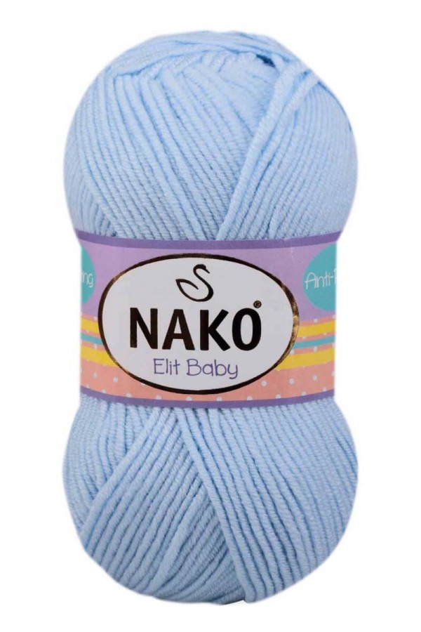 Nako Elit Baby El Örgü İpi  Kod/Renk: Bebek Mavisi 4687