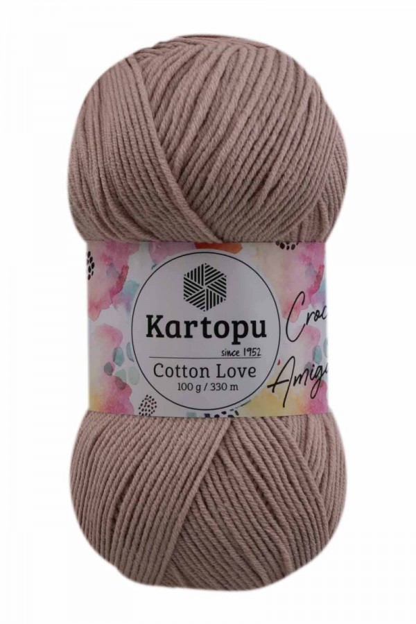 Kartopu Cotton Love El Örgü İpi  Kod/Renk: Bej K850
