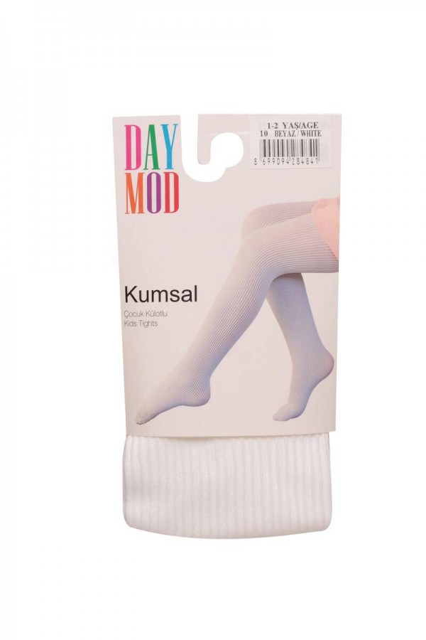 Kumsal Kız Çocuk Külotlu Çorap Kod/Renk: Beyaz