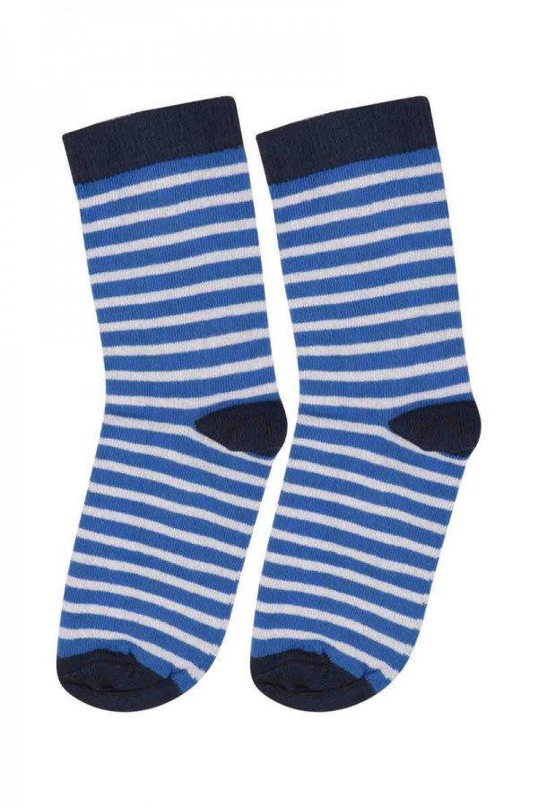 Desenlli Çocuk Çorabı 949 Kod/Renk: Mavi