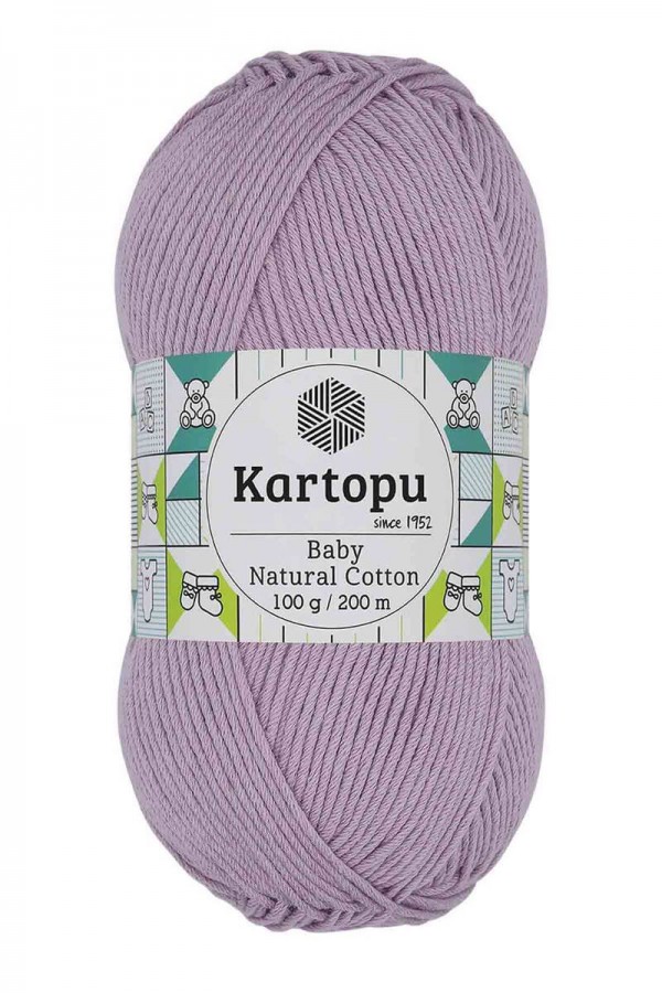 Kartopu Baby Natural Cotton El Örgü İpi  Lila K705