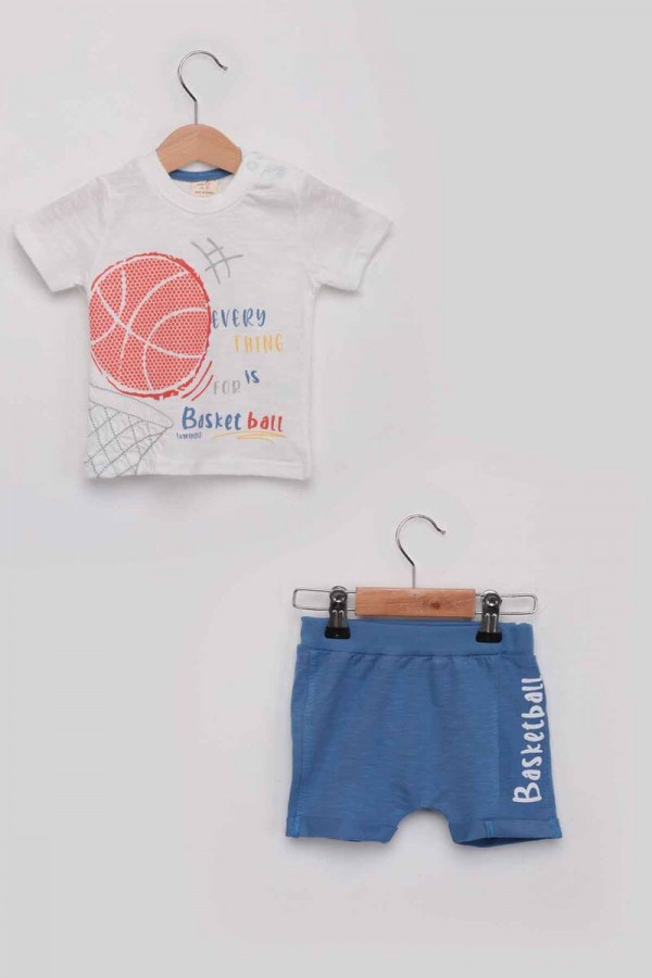 Basketball Erkek Çocuk Şortlu Takım Kod/Renk: Mavi