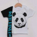 Panda Baskılı Erkek Çocuk Şortlu Takım Kod/Renk: Turkuaz