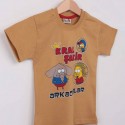 Baskılı Erkek Çocuk Tshirt 1214 Kod/Renk: Hardal