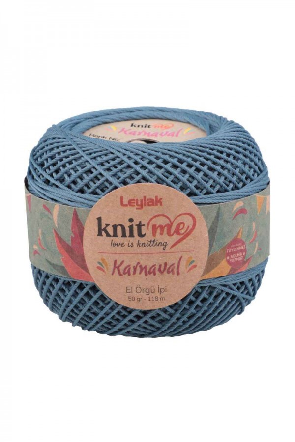 Knit Me Karnaval El Örgü İpi Pastel Mavi 00094 50 Gr.