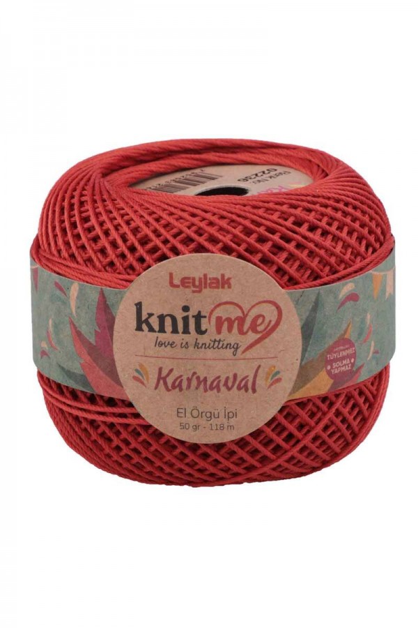 Knit Me Karnaval El Örgü İpi Kiremit 02236 50 Gr.