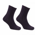 Kadın Ters Havlu Çorap 212 Kod/Renk: Koyu Mor