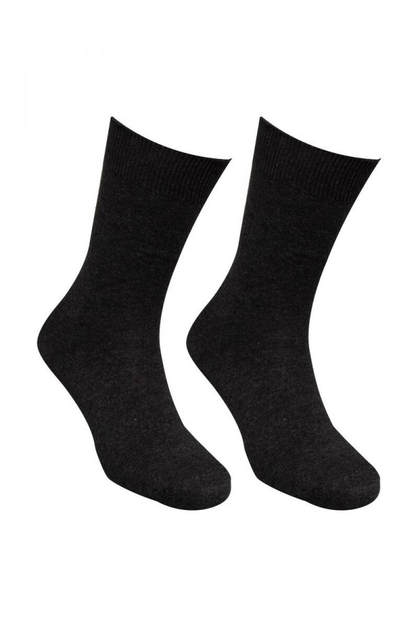 Erkek Düz Çorap Kod/Renk: Füme