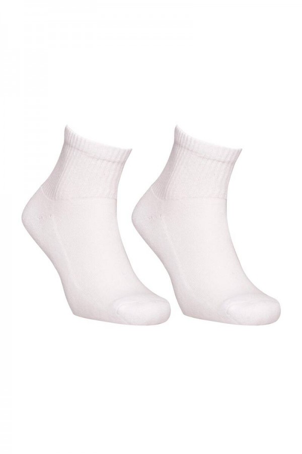 Kadın Havlu Soket Çorap 50500 Kod/Renk: Beyaz