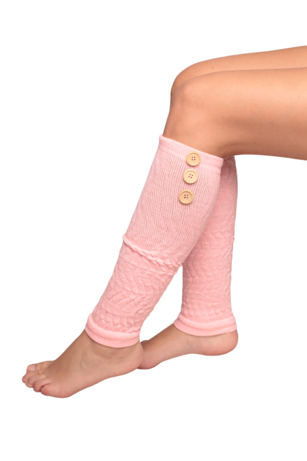 Kadın Düğmeli Tozluk Çorap Kod/Renk: Pembe
