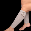 Kadın Ponponlu Tozluk Çorap Kod/Renk: Gri Melanj