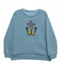 Şardonlu Kız Çocuk Sweatshirt 623553 Kod/Renk: Mavi