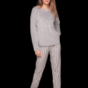 Kadın Kadife Pijama Takımı 13301-8 Kod/Renk: Gri