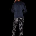 Kadın Kadife Pijama Takımı 13301-13 Kod/Renk: Lacivert